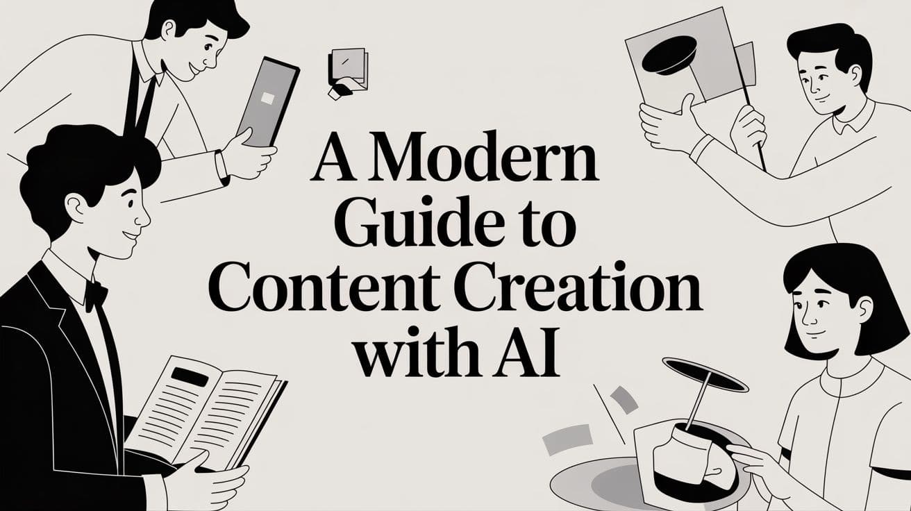 Featured image for: A Modern Guide to Content Creation with AI
