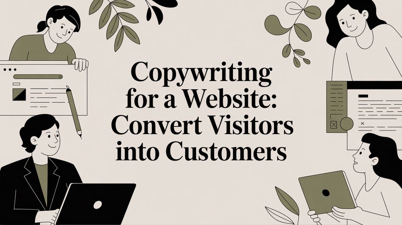 Featured image for: Copywriting for a Website: Convert Visitors into Customers