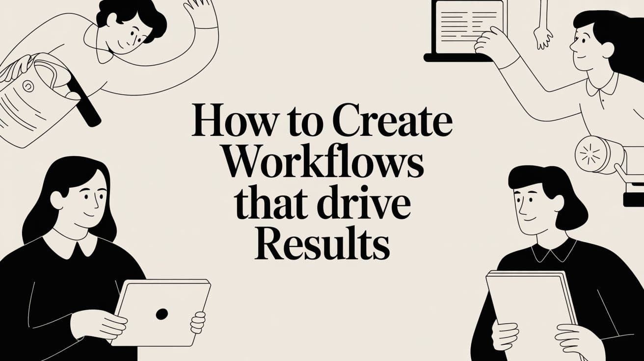 How to Create Workflows That Drive Results