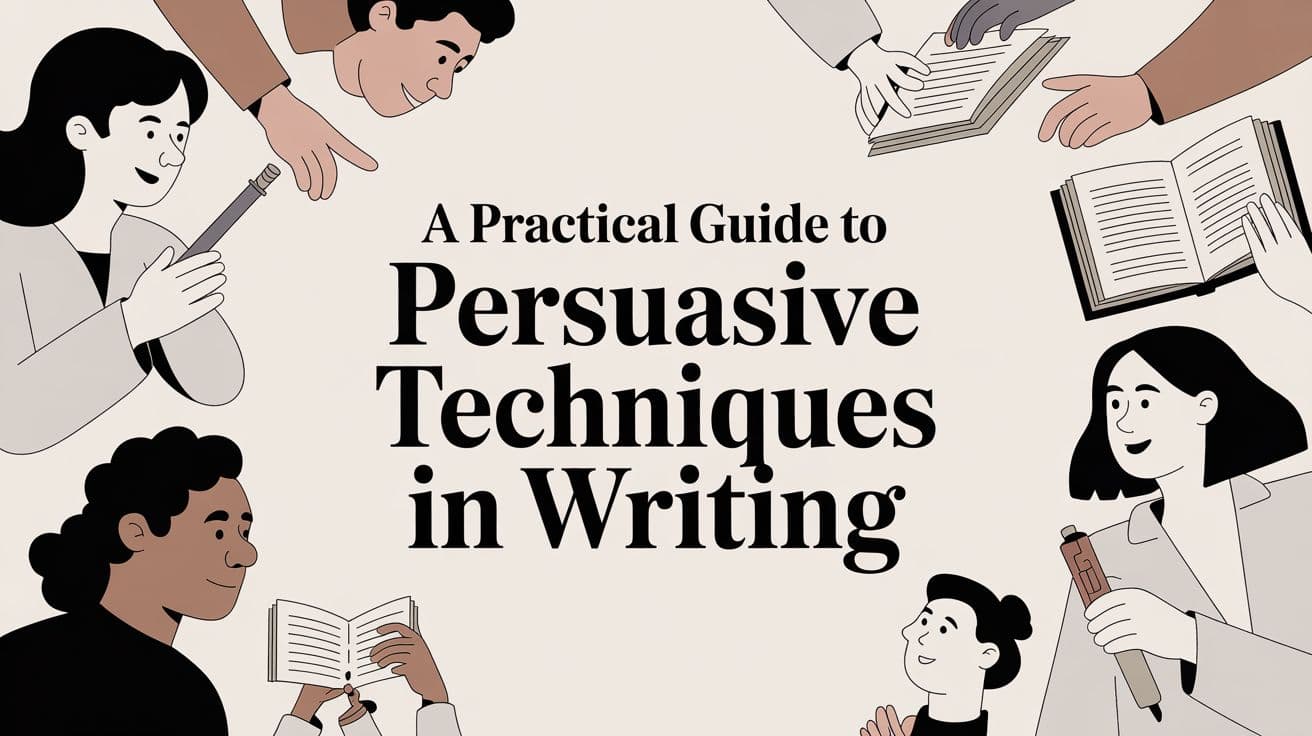 A Practical Guide to Persuasive Techniques in Writing