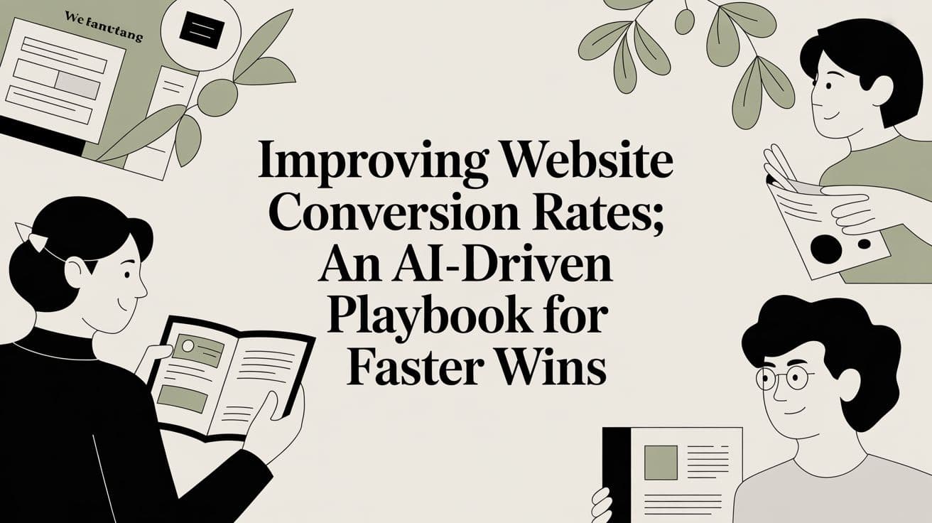 Featured image for: Improving website conversion rates: An AI-Driven Playbook for Faster Wins