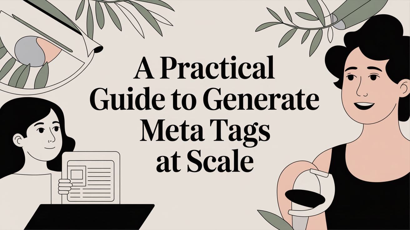 A Practical Guide to Generate Meta Tags at Scale
