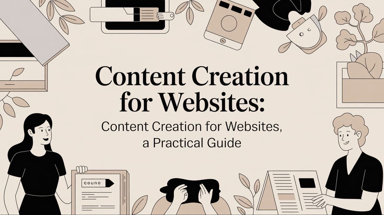 Featured image for: Content Creation for Websites: content creation for websites, a practical guide