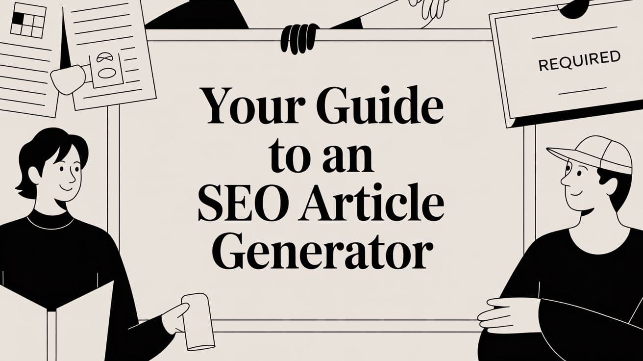 Featured image for: Your Guide to an SEO Article Generator