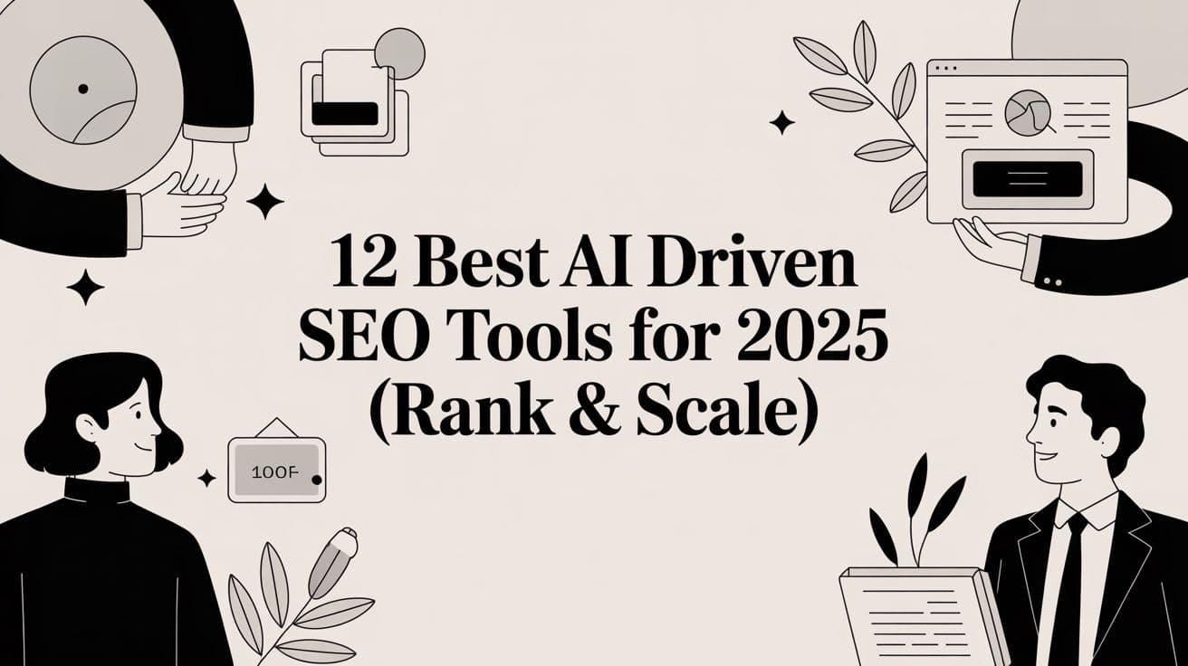 Featured image for: 12 Best AI Driven SEO Tools for 2025 (Rank & Scale)
