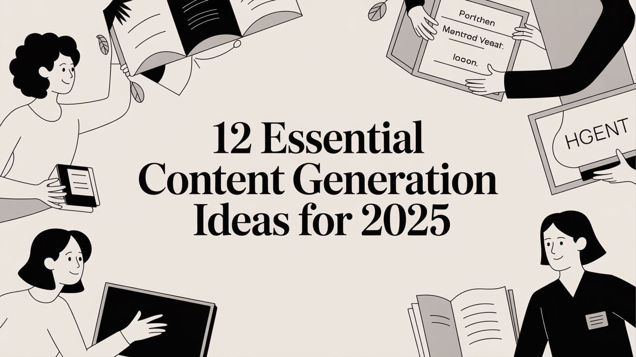 Featured image for: 12 Essential Content Generation Ideas for 2025