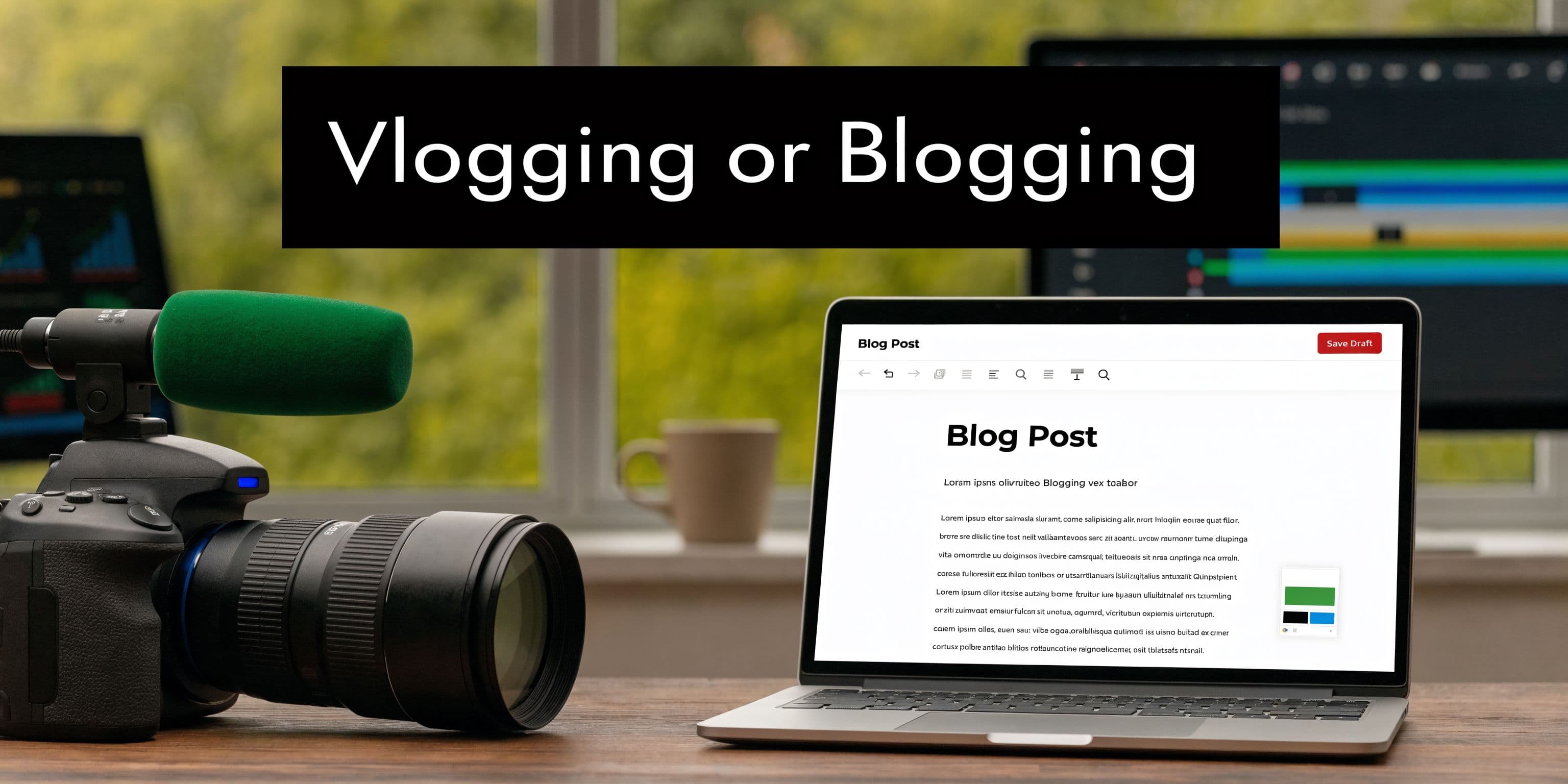 Featured image for: Vlogging or Blogging: Your Guide to Content Success