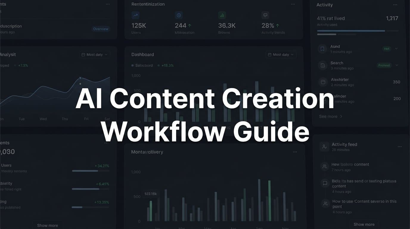 Featured image for: AI Content Creation Workflow Guide: 6 Steps to Publish SEO and GEO-Optimized Content at Scale