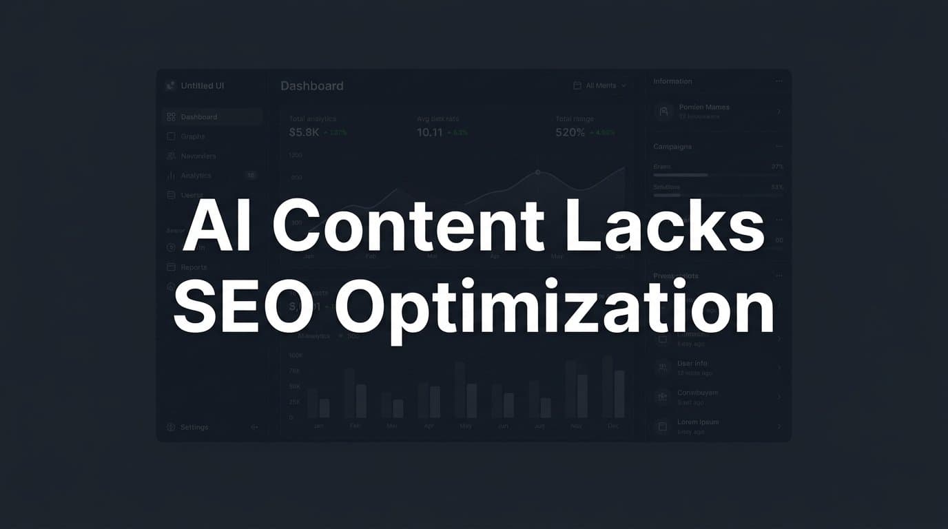 Featured image for How to Fix AI Content That Lacks SEO Optimization: A Step-by-Step Guide