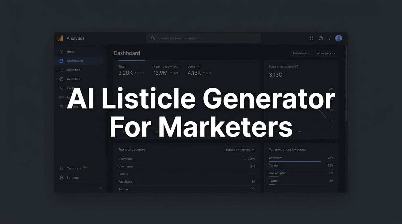 Featured image for: 6 Best AI Listicle Generators for Marketers in 2026