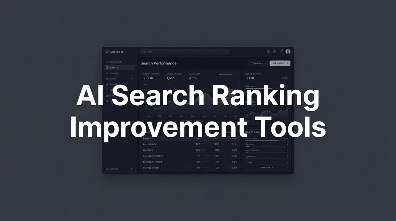 Featured image for: 6 Best AI Search Ranking Improvement Tools in 2026