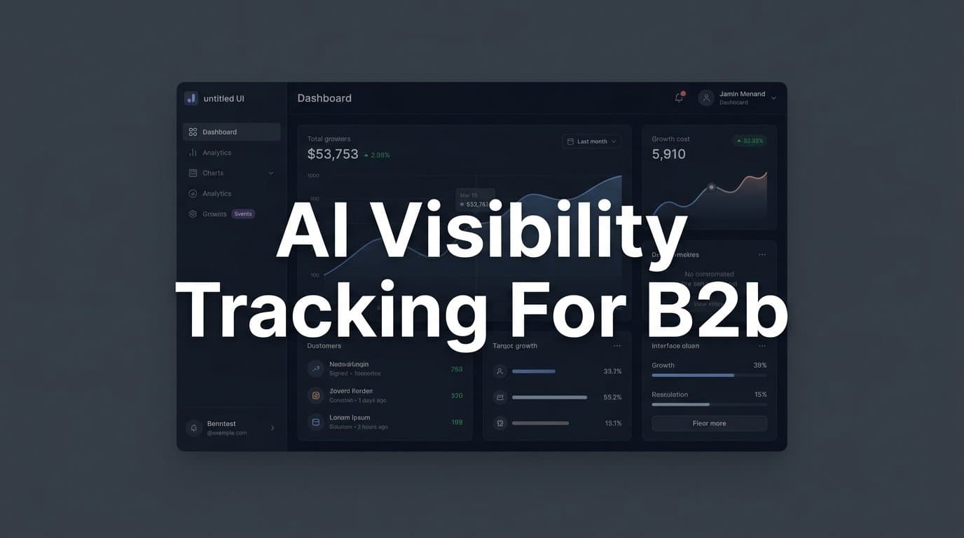Featured image for: AI Visibility Tracking for B2B: How to Monitor and Grow Your Brand's Presence in AI Search