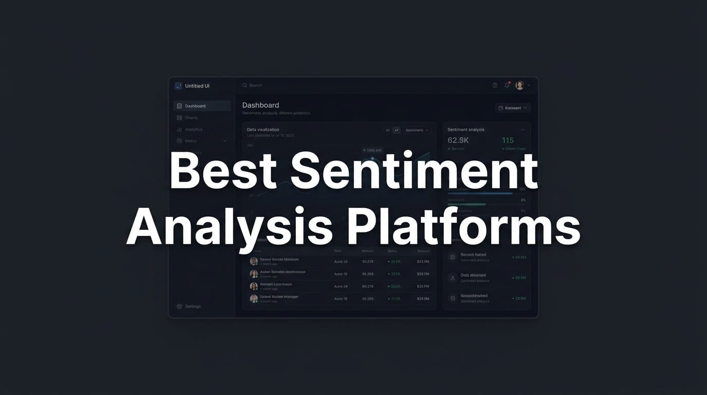 Featured image for: 6 Best Sentiment Analysis Platforms for AI Visibility in 2026