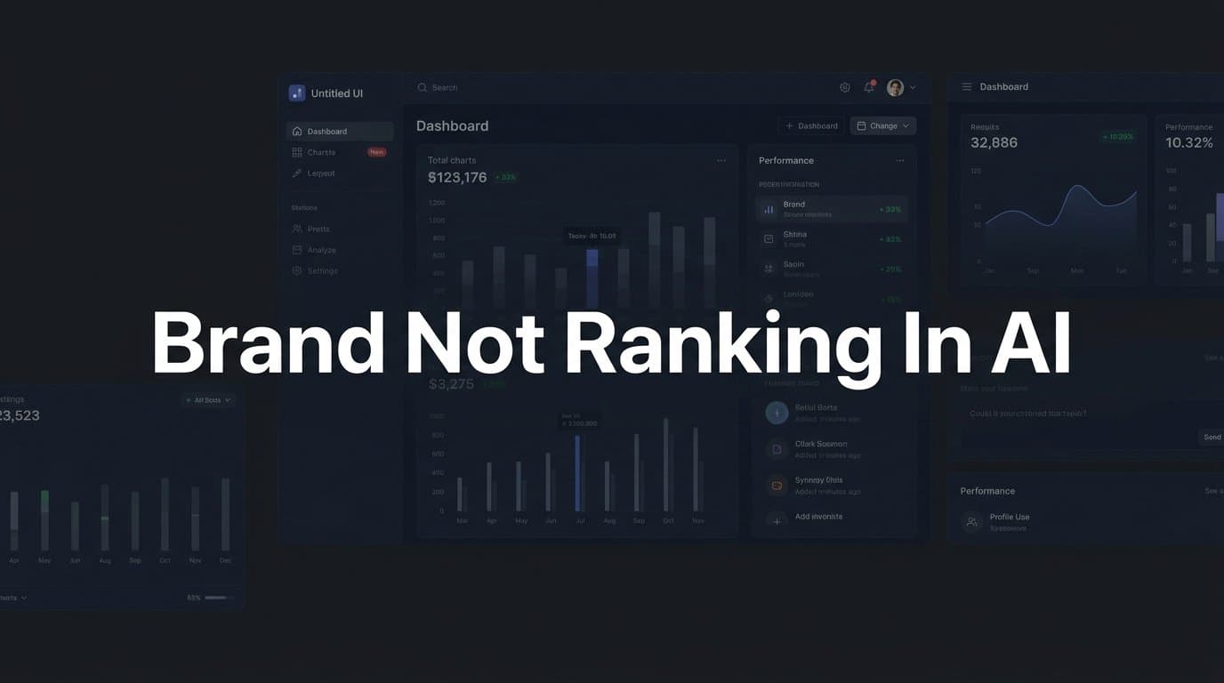 Featured image for: Brand Not Ranking in AI? Here's How to Fix It Step by Step