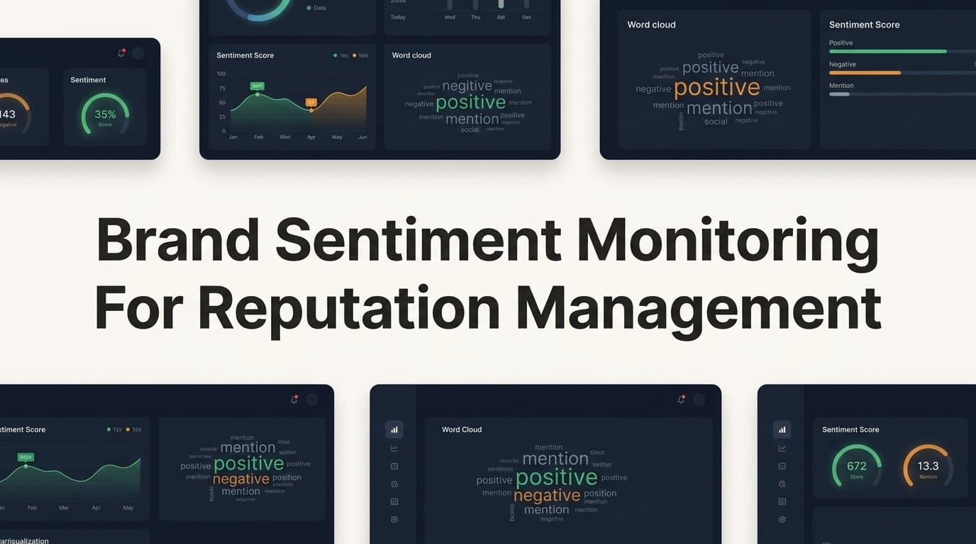 Brand Sentiment Monitoring for Reputation Management: A Complete Guide