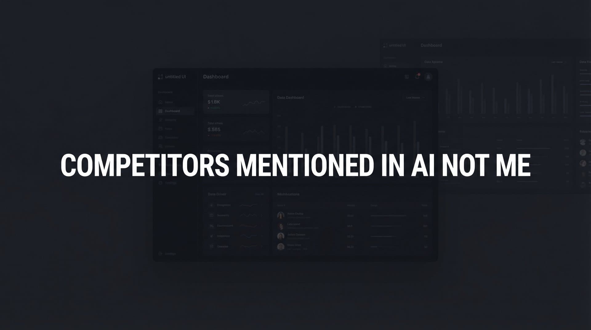 Featured image for: Competitors Mentioned in AI Not Me: Why You're Invisible and How to Fix It