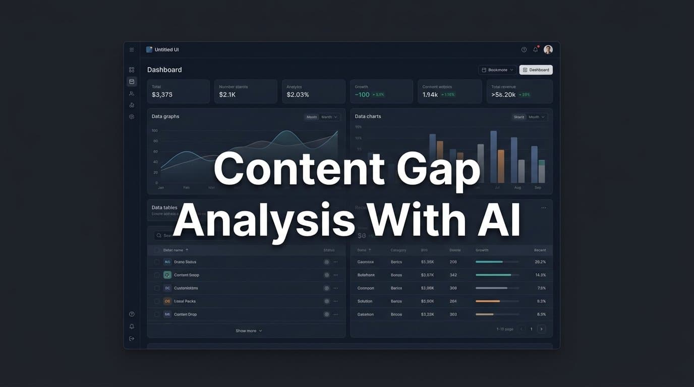 Featured image for: Content Gap Analysis with AI: A Step-by-Step Guide to Finding and Filling Your Missing Content