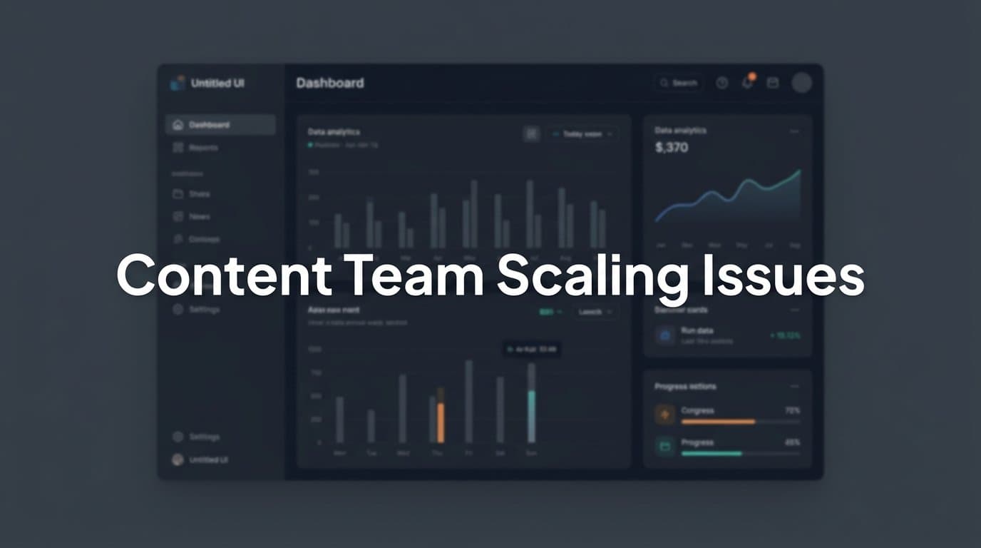 Featured image for: Content Team Scaling Issues: Why Growth Breaks Your Content Engine (And How to Fix It)