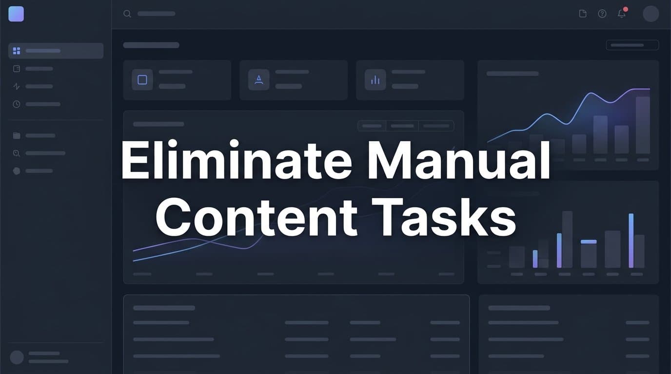Featured image for: 8 Proven Strategies to Eliminate Manual Content Tasks and Scale Faster