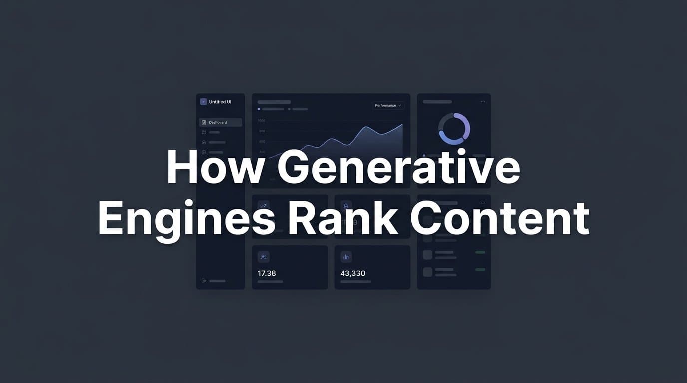 Featured image for: How Generative Engines Rank Content: What Marketers Need to Know in 2026