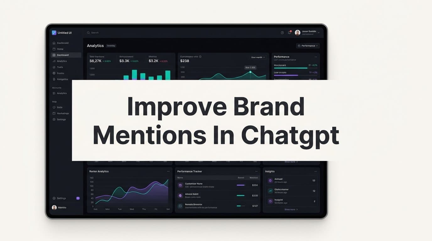 Featured image for: How to Improve Brand Mentions in ChatGPT: A Step-by-Step Guide