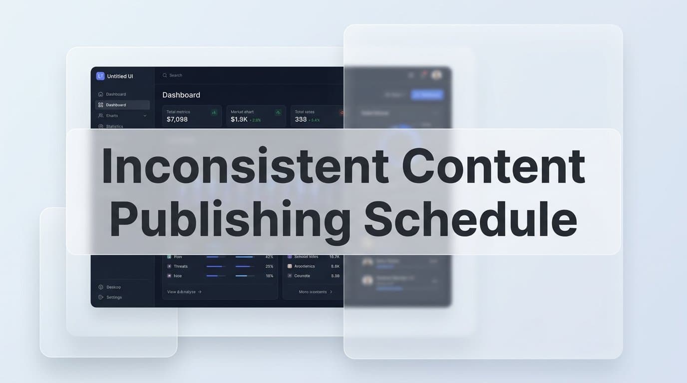 Featured image for: How to Fix an Inconsistent Content Publishing Schedule (And Keep It Consistent)