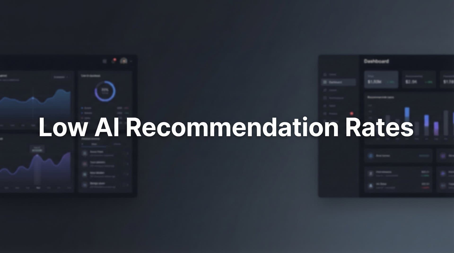 Featured image for: Low AI Recommendation Rates: Why AI Models Aren't Mentioning Your Brand (And How to Fix It)