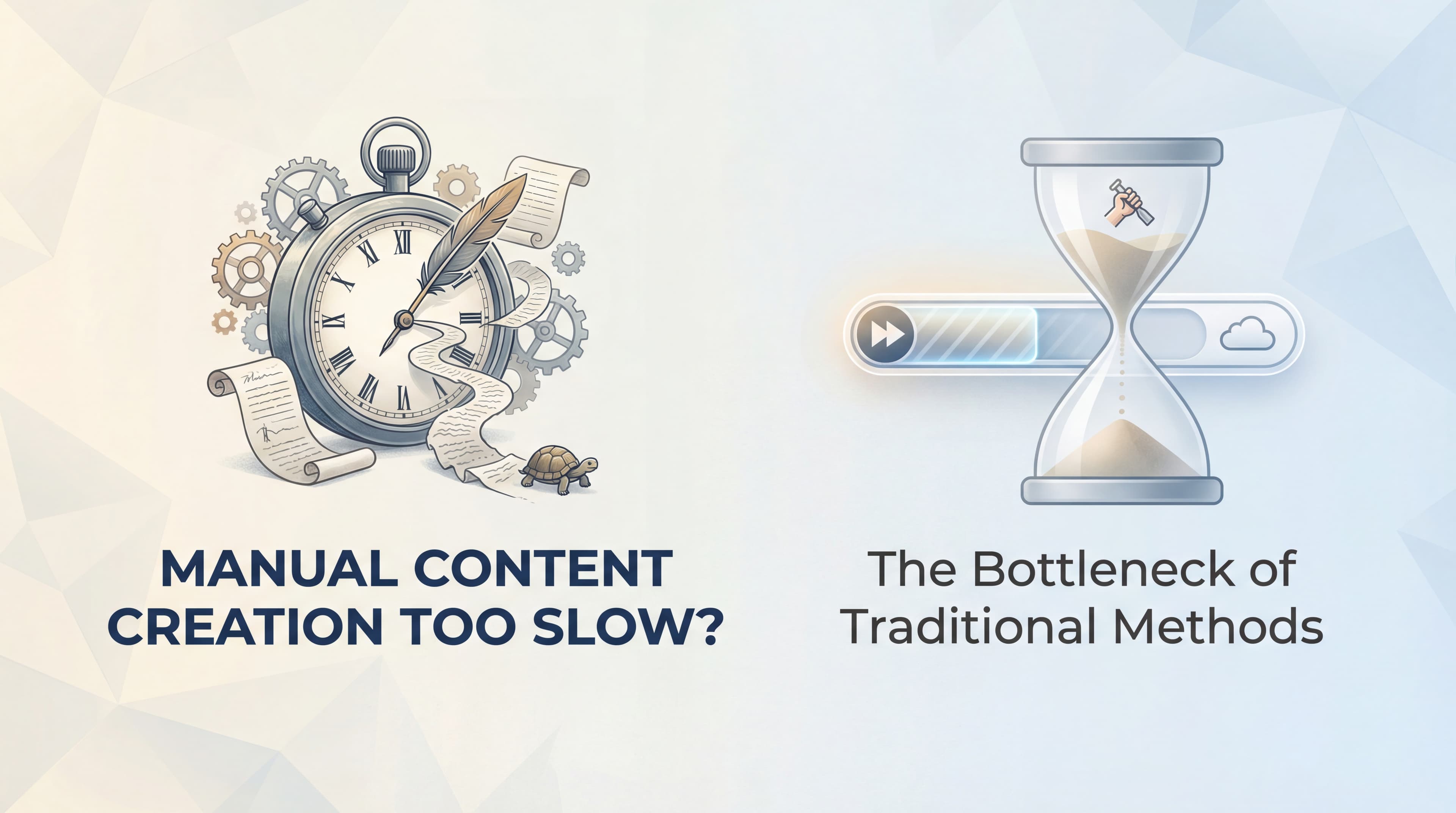 Featured image for: Manual Content Creation Too Slow? Here's What's Actually Costing You