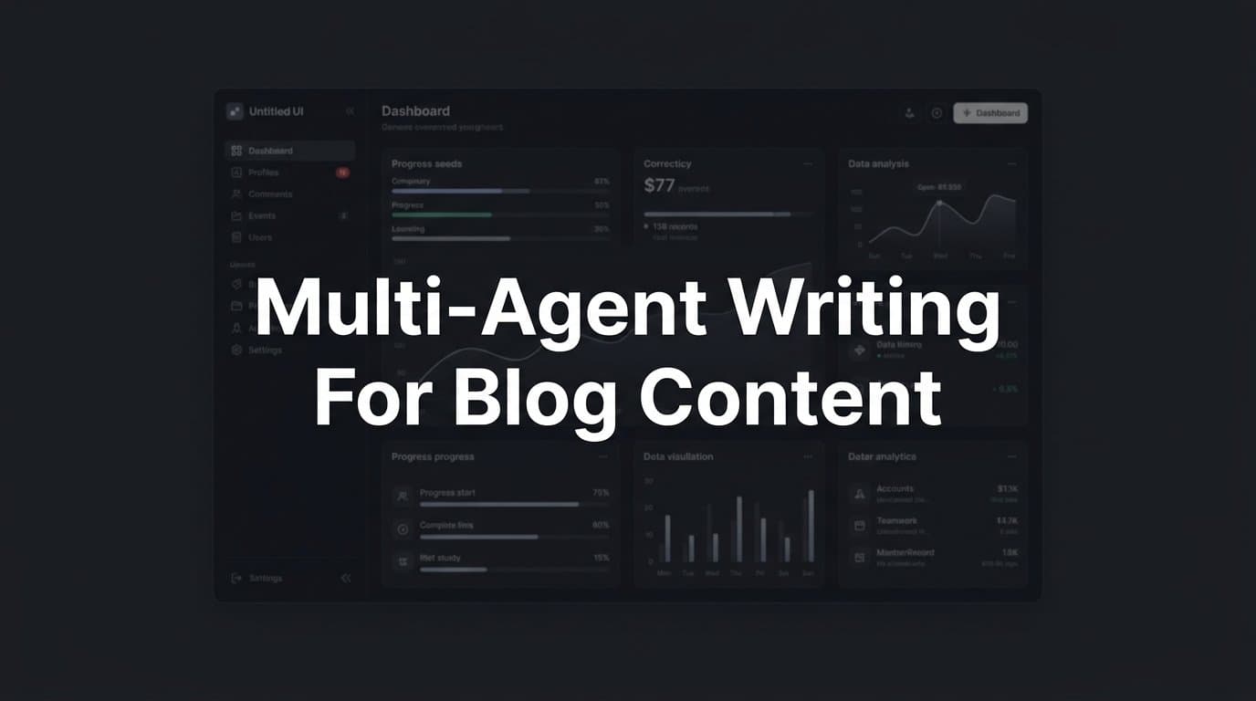 Featured image for: Multi-Agent Writing for Blog Content: How AI Collaboration Is Changing Content Production