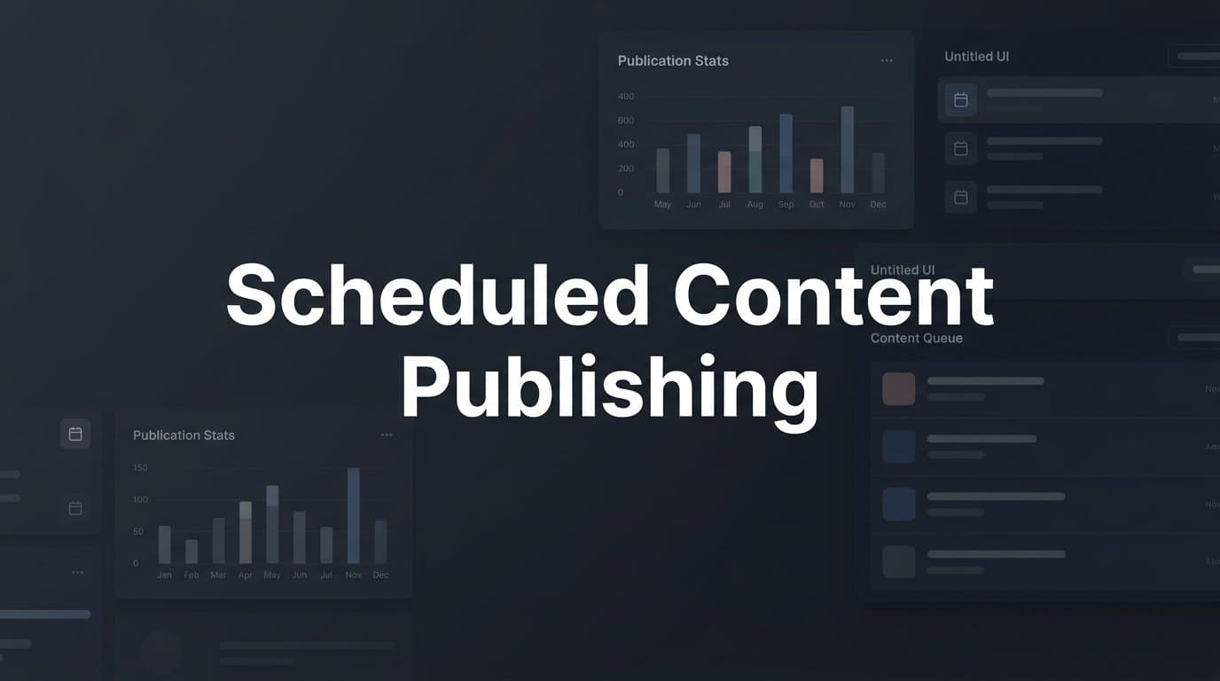 Featured image for: How to Set Up Scheduled Content Publishing: A Step-by-Step Guide for SEO and AI Visibility