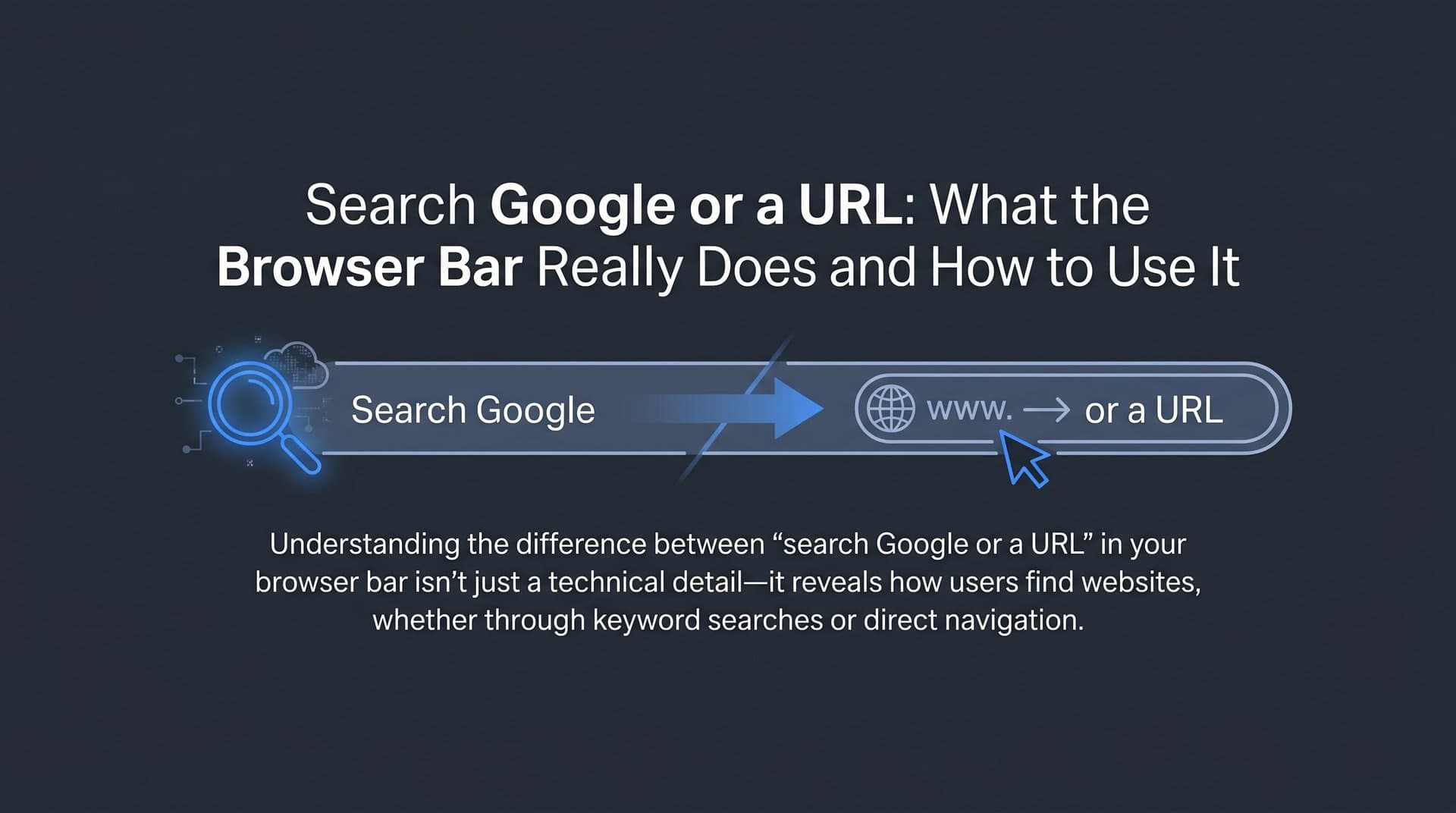 Featured image for: Search Google or a URL: What the Browser Bar Really Does and How to Use It
