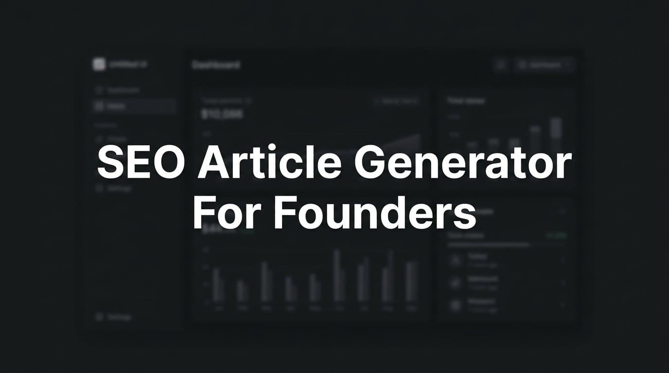 Featured image for: 6 Best SEO Article Generators for Founders in 2026