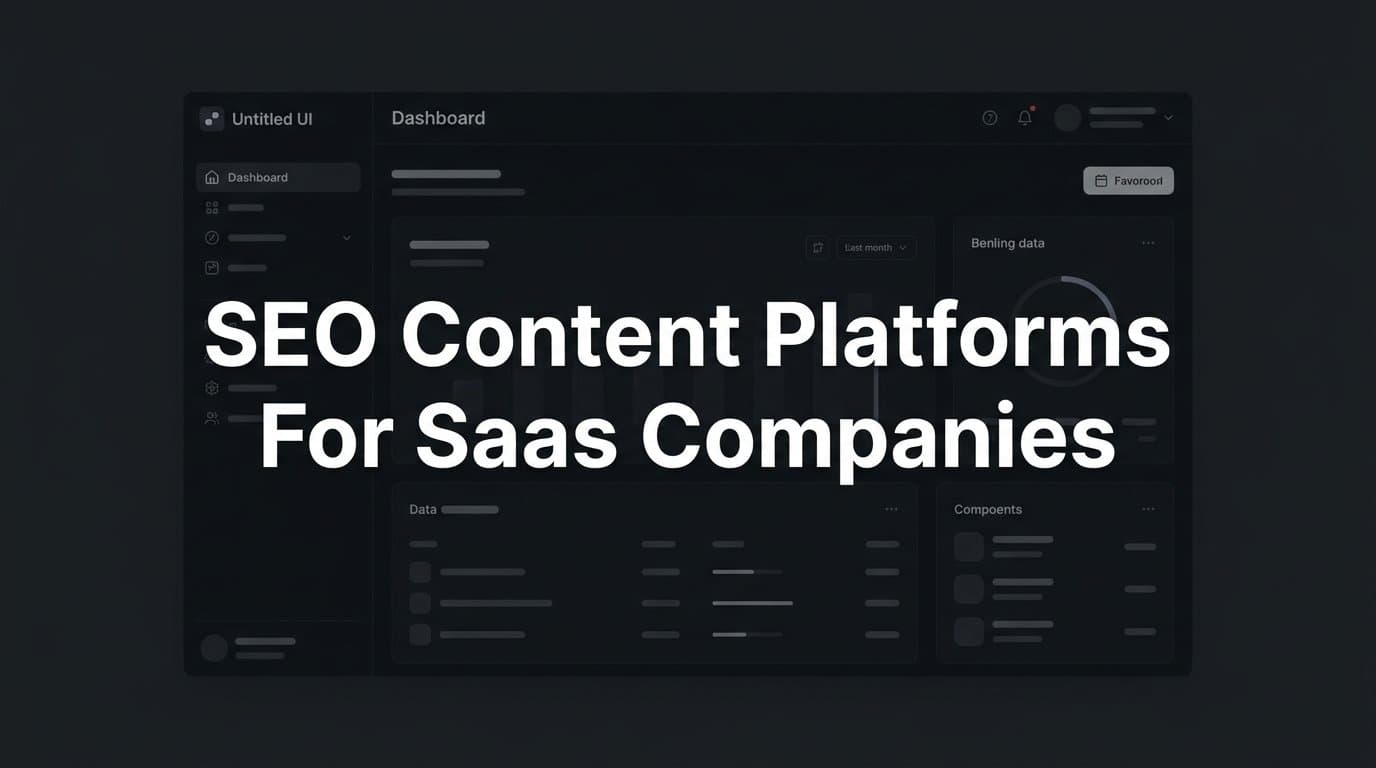 Featured image for: 6 Best SEO Content Platforms for SaaS Companies in 2026