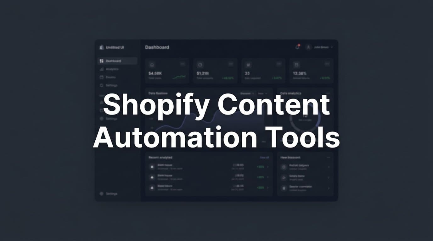 Featured image for: 6 Best Shopify Content Automation Tools in 2026