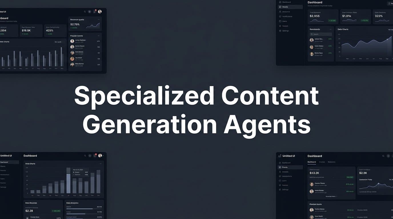 Featured image for: Specialized Content Generation Agents Explained: How AI Agents Work Together to Create Better Content