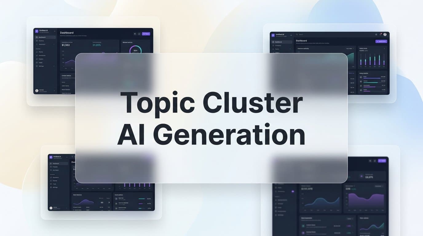 Featured image for: Topic Cluster AI Generation: A Step-by-Step Guide to Building Authority at Scale