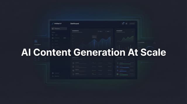 Content Generation Image AI Content Generation At Scale: Complete 2026 Guide