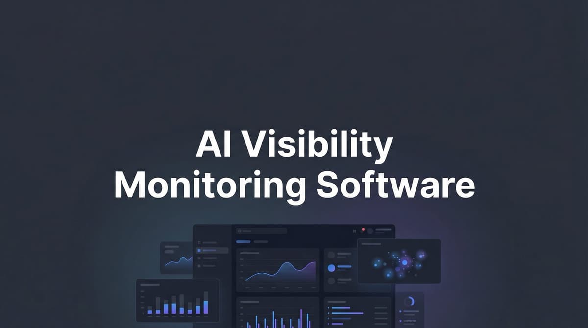 Object Is Monitoring 9 Best AI Visibility Monitoring Software Tools 2026