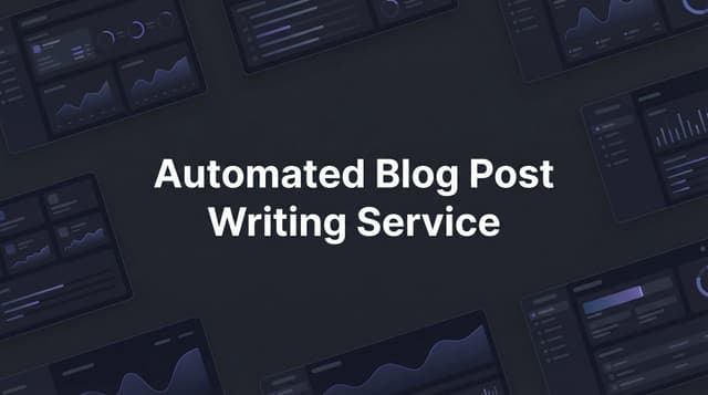 Blog Post Writing Service Best Automated Blog Post Writing Service: 2026 Guide