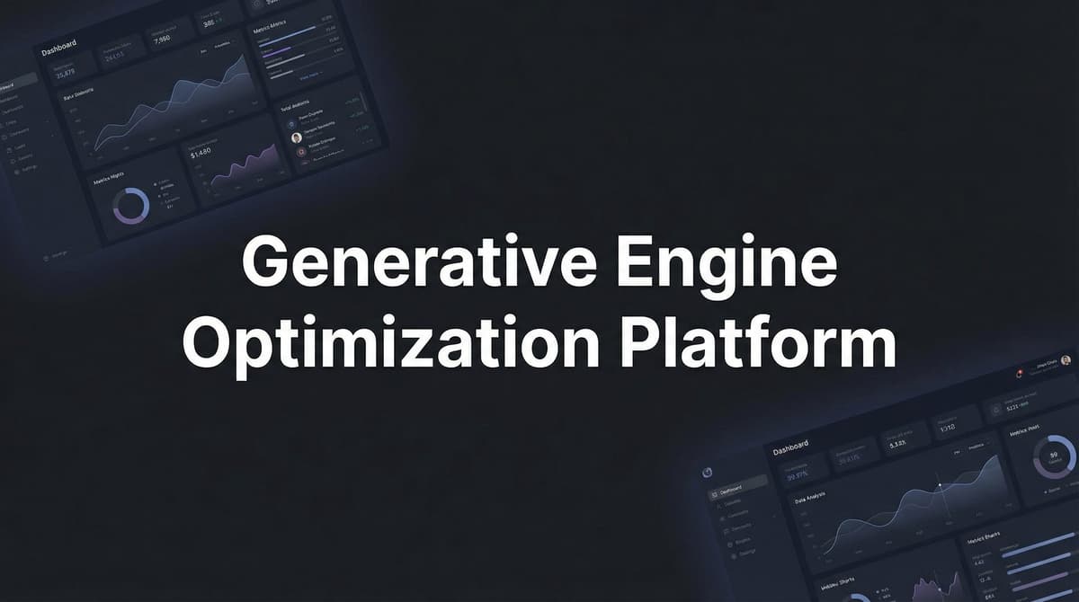 Generative Engine Optimization Platform: 2026 Guide