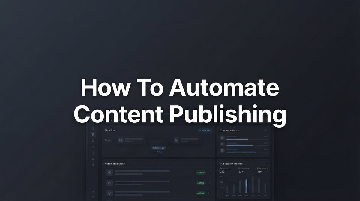 Content Control For Publisher How To Automate Content Publishing: Complete Guide