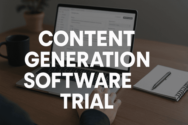 Content Generation At Scale Best Content Generation Software Trial Guide: Top Tips