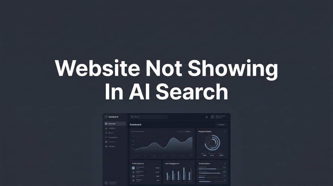 Search Anything Not Website Not Showing In AI Search: Complete Guide 2026