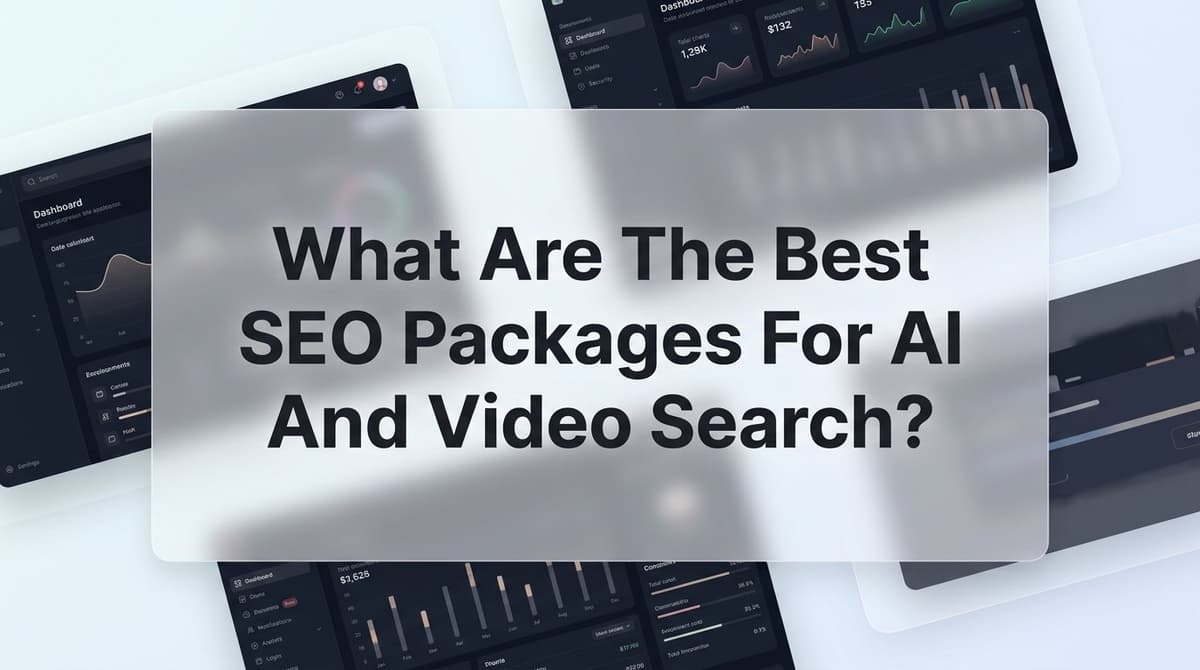 For What What Are The Best SEO Packages For AI And Video Search?